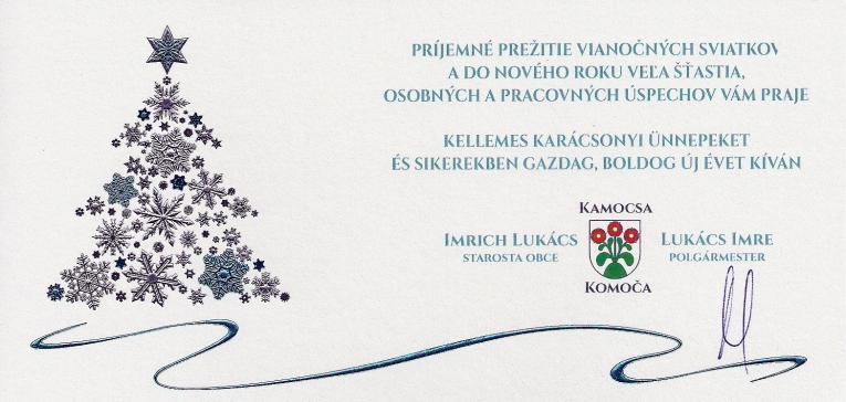 Karácsonyi üdvözlet